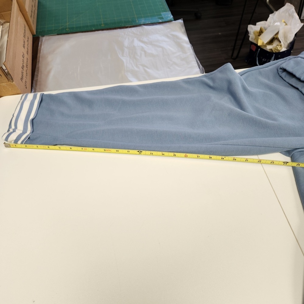 Joel Terry Jogger Faded Denim Chambray Drawstring Pants Womens Size XL NWT - Picture 9 of 9